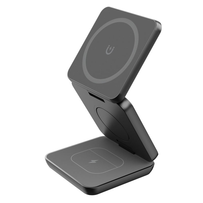 Magnetic Suction Wireless Charging & Folding Phone Holder