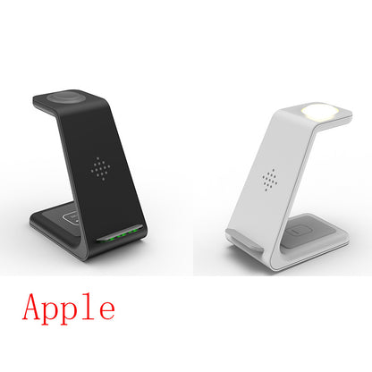 3-in-1 Wireless Fast Charging Station: Streamlined Charger Stand and Phone Holder