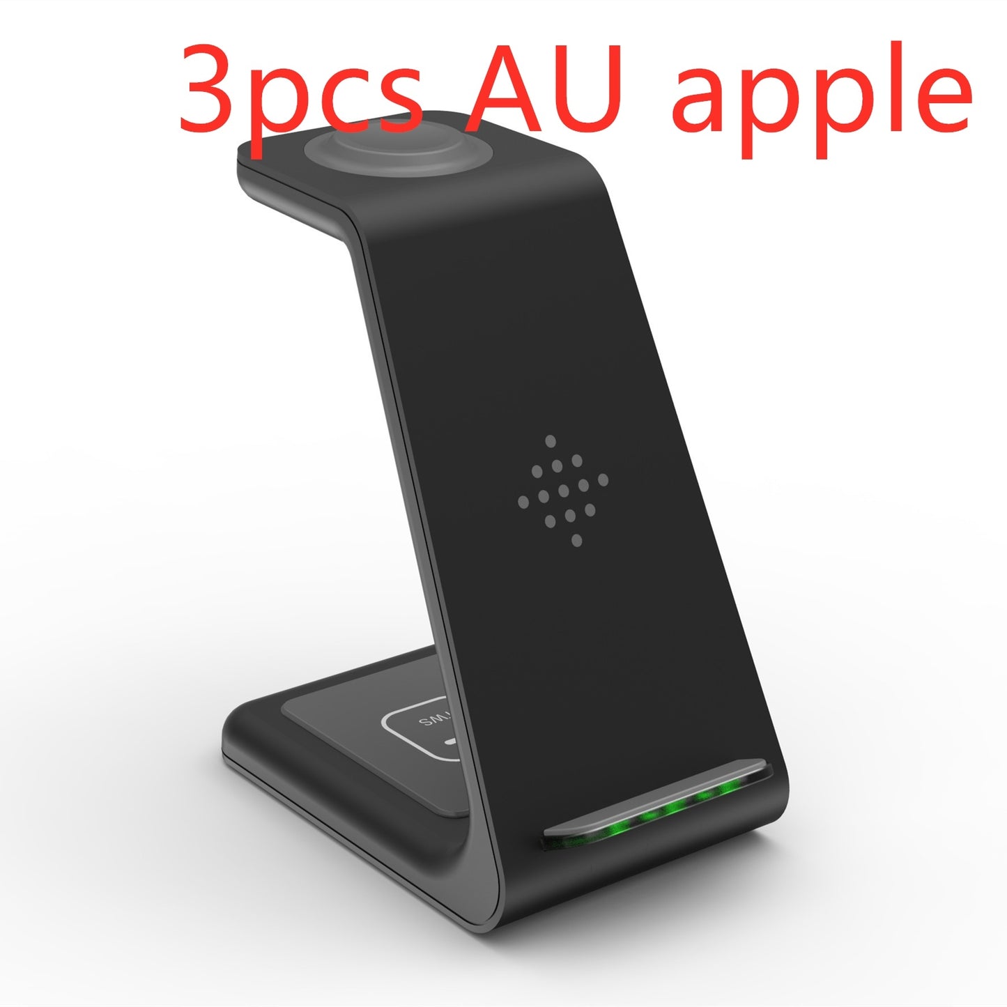 3-in-1 Wireless Fast Charging Station: Streamlined Charger Stand and Phone Holder