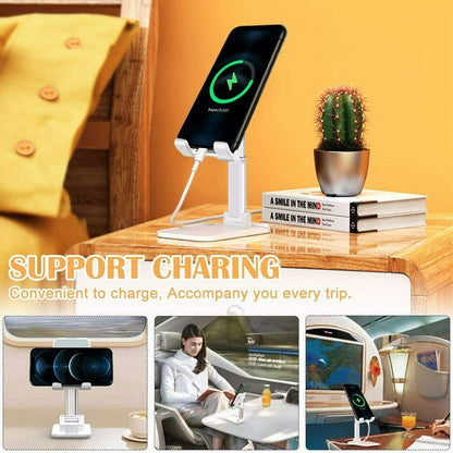 Foldable Desktop Cell Phone/Tablet Stand