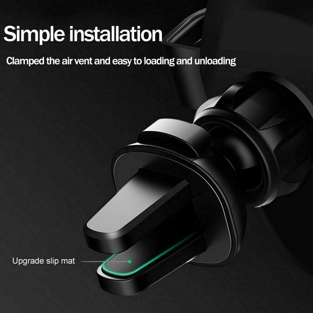 10W QI Wireless Fast Car Charger Mount: Automatic Clamping Stand