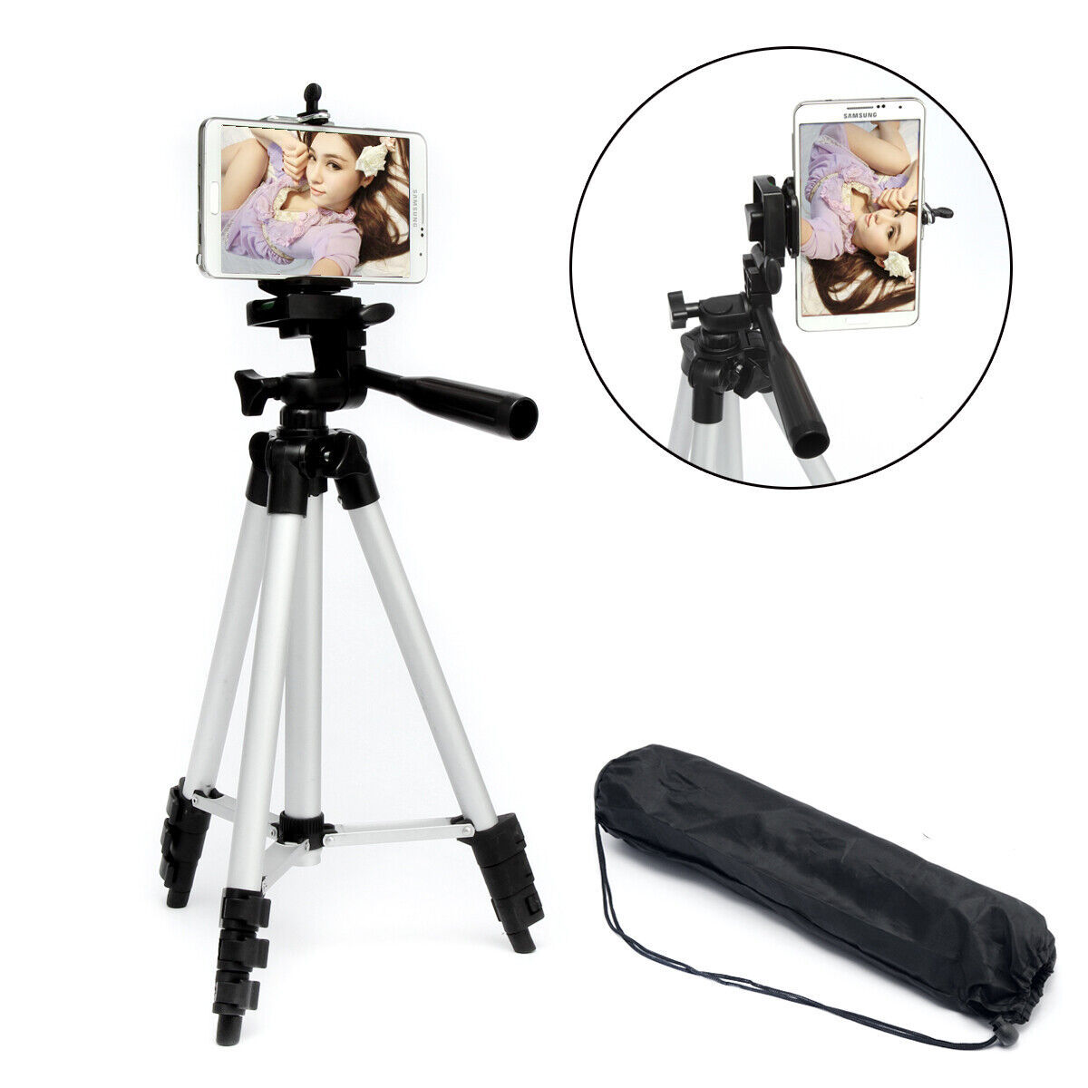 Portable Camera Tripod Stand for Cell Phones