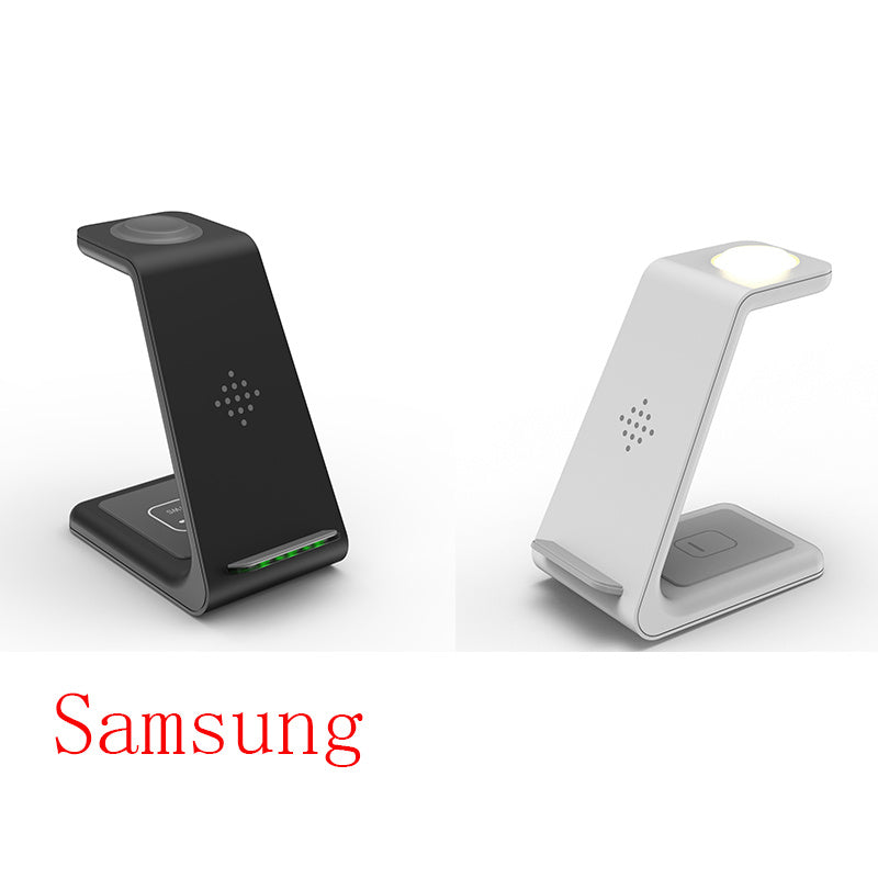 3-in-1 Wireless Fast Charging Station: Streamlined Charger Stand and Phone Holder