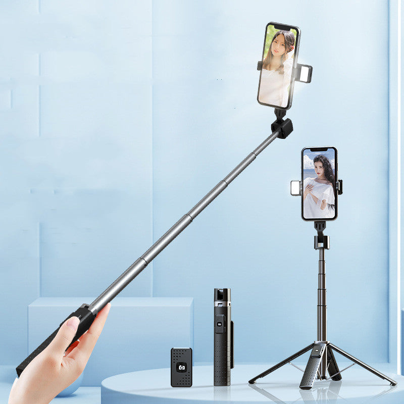 IlluminatePro Bluetooth Selfie Stick with Quadruple Fill Lights