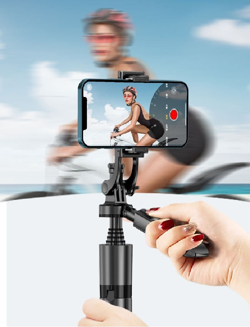 Smartphone Video Vlog Stabilizer: AI-Powered 360° Auto Face Tracking Gimbal