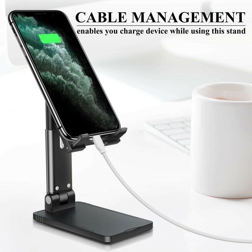 Foldable Desktop Cell Phone/Tablet Stand