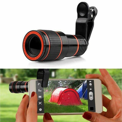 HD 8X Clip-On Telescope Lens: Enhance Your Mobile Photography Experience